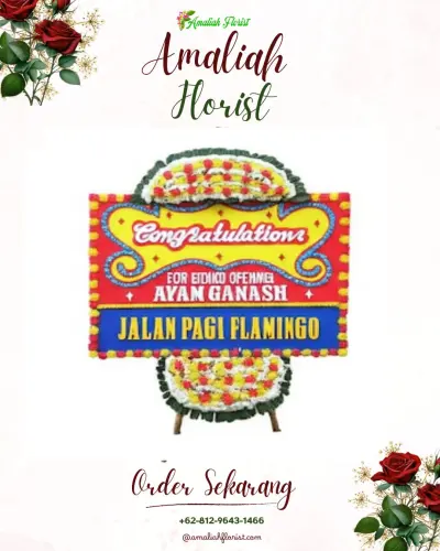 Bunga Papan Congratulation di Maricaya Baru